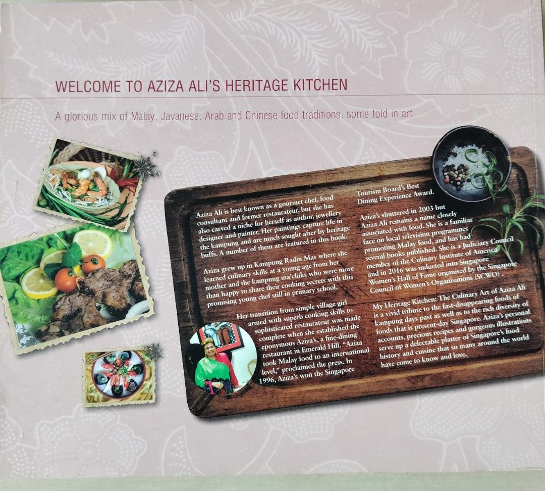 Aziza Ali Book on My Heritage Kitchen by The culinary arts of Aziza Ali, Hobbies ...