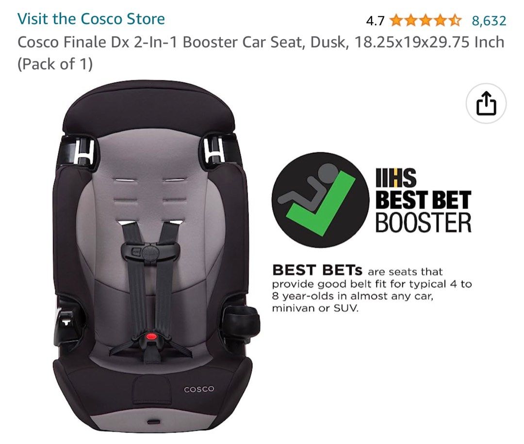 Booster Car Seat for 4 year old to 8 year old on Carousell