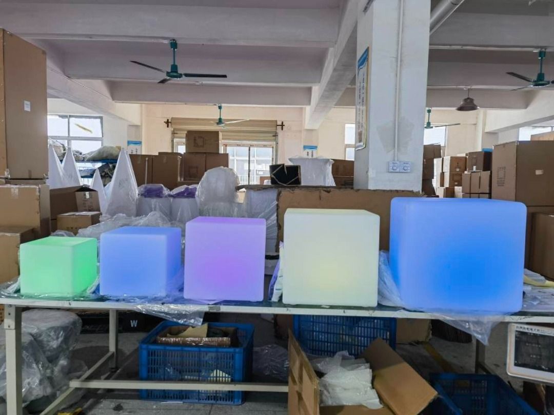BRAND NEW LED TABLES AND CHAIRS (Category: Chairs) located in San Pablo. Submitted by abw4reyes (Listing ID 1240109939, Image 2). Description: LED TABLES AND CHAIRS PRICES: 20x20x20cm ₱2000/piece 25x25x25cm ₱3000/piece 30x30x30cm ₱3800/piece 35x35x35cm ₱4400/piece 40x40x40cm ₱4900/piece ✅LED CHAIR- Illuminated LED Furniture available in White Light and RGB LED ✅USE- Outdoor furniture specified for coastal, pool furniture, commercially rated for r