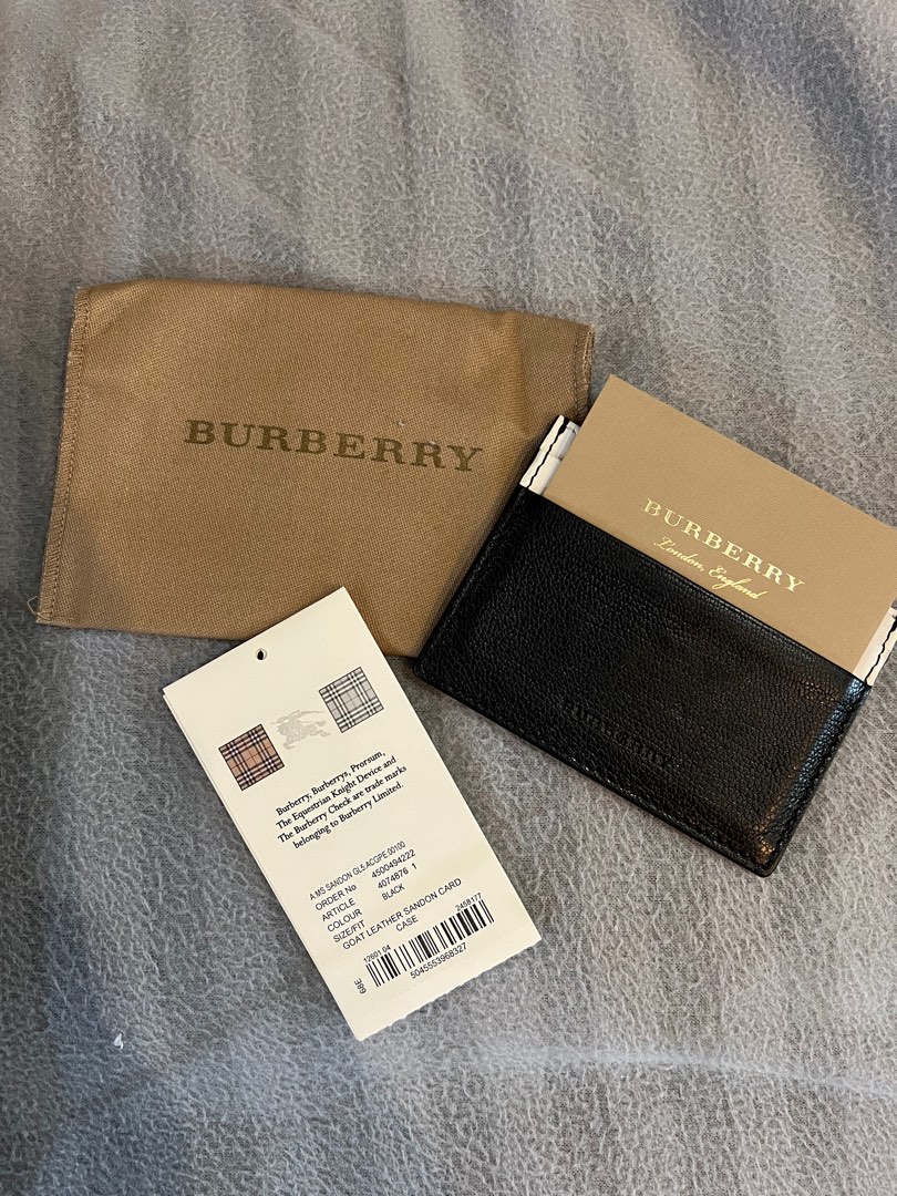 Burberry Card Holder, Luxury, Bags & Wallets on Carousell
