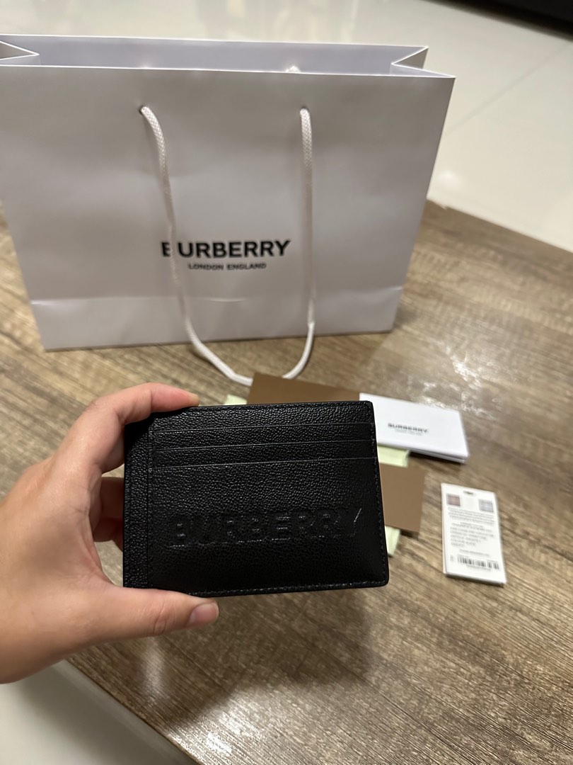 Burberry card holder with money clip online