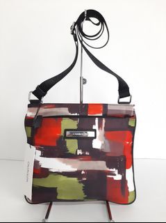 Calvin Klein Women's Printed Nylon Swingpack Shoulder Bag / Crossbody Bag