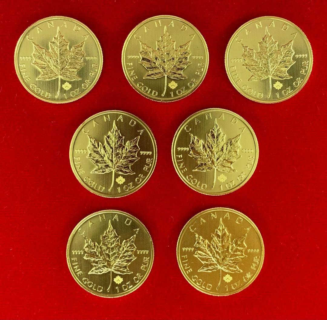 Canadian Maple Leaf Gold Coin 1oz, Hobbies & Toys, Memorabilia