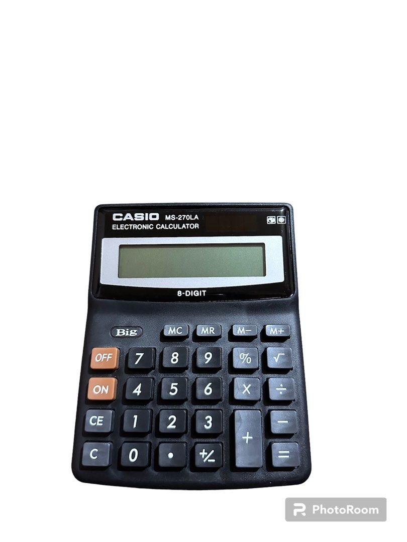 Casio 8Digit Electronic Calculator, Hobbies & Toys, Stationary & Craft