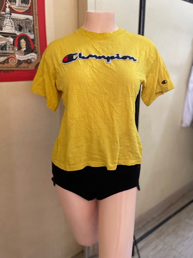 Champion Hanging Semi Croptop Women s Fashion Tops Shirts on