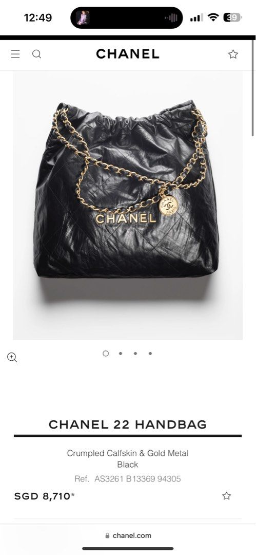 Chanel 22 Hangbag  Shop on Goxip Malaysia