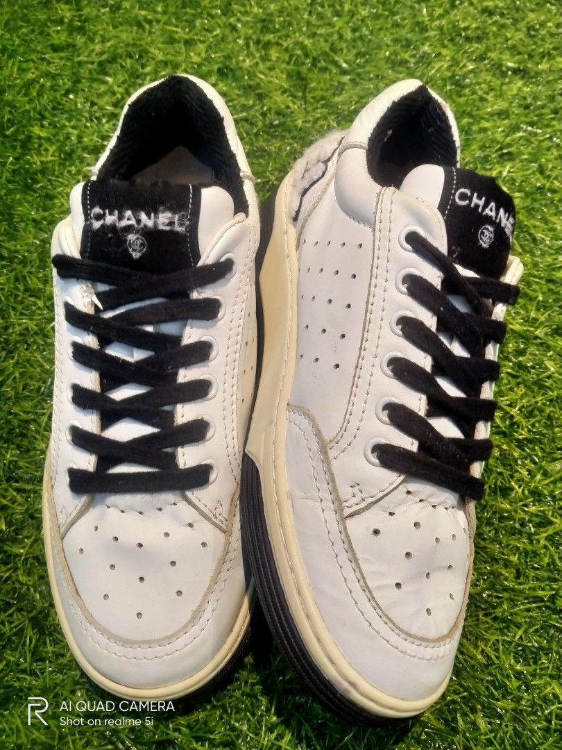 Chanel Multicolor Suede and Nylon CC Low Top Sneakers Size 40 Chanel | TLC