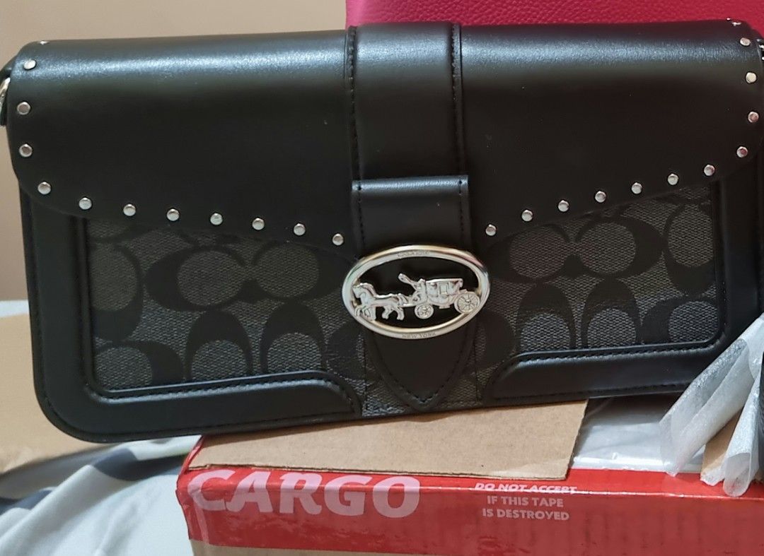 Coach Shoulder Bag Black on Carousell