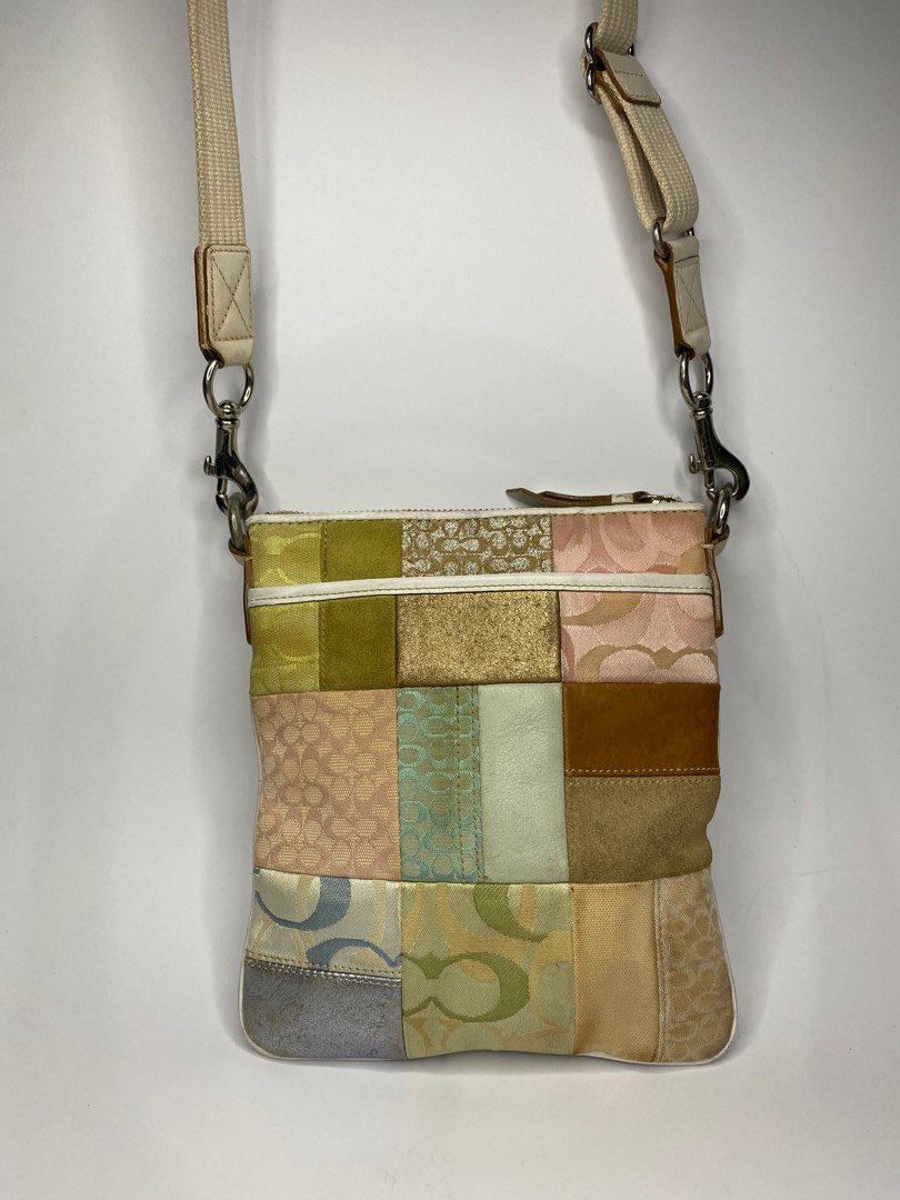 Coach Patchwork Sling On Carousell