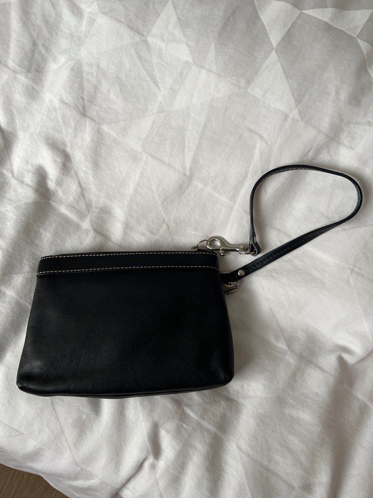 Coach Signature Patent Leather Bow ID Change Coin Purse Pouch | eBay