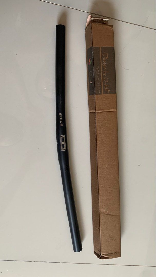 Color Plus Handlebar Brompton Colorplus titanium handlebar DLC gross black, Sports Equipment ...