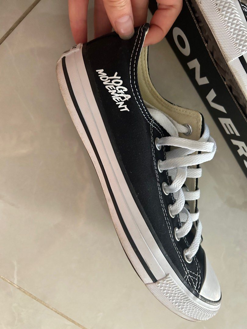 Converse 7s cheap low black