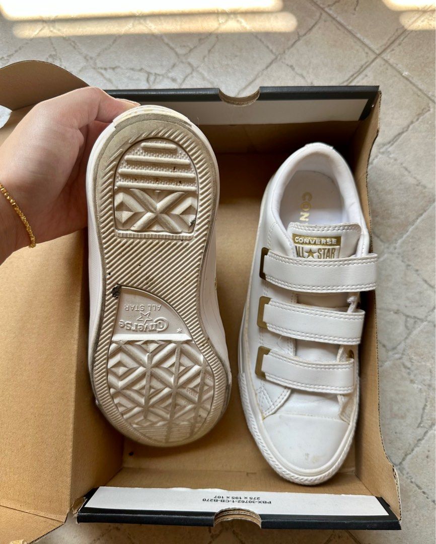 CONVERSE CHUCK TAYLOR ALL STAR 3V OX White Gold