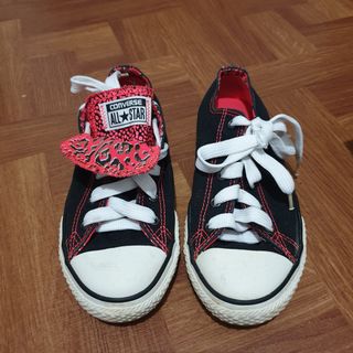Converse double new arrivals tongue black