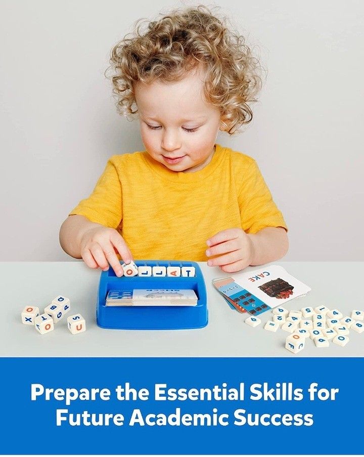 Coogam Matching Letter Game, Alphabet Spelling Reading Flash Cards