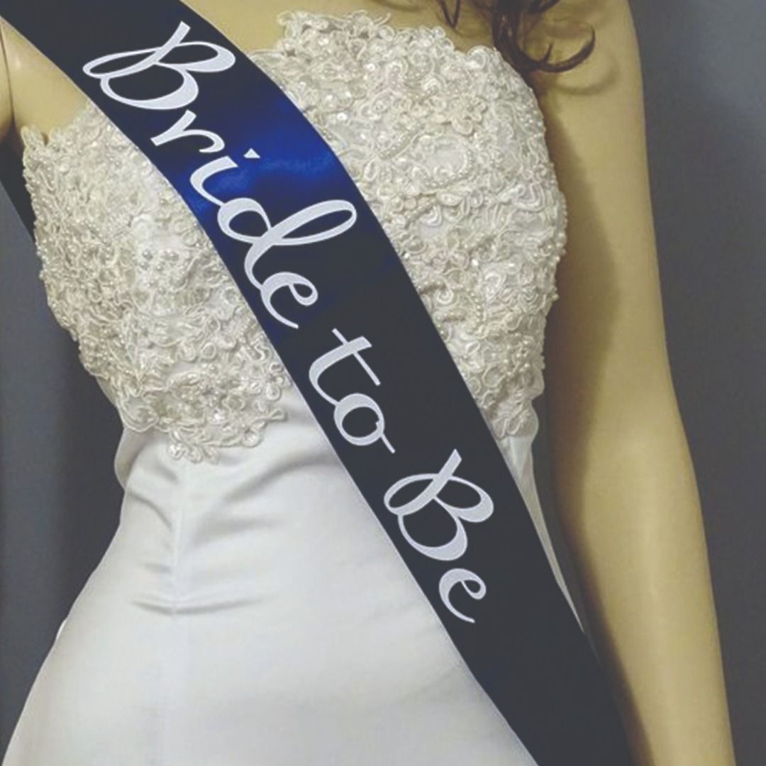 Custom Bridal Sash Bachelorette Party Sash Bride to Be Sash