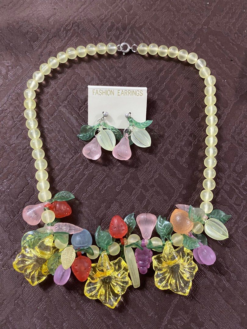 Costume Jewellery Set Hawaiian style