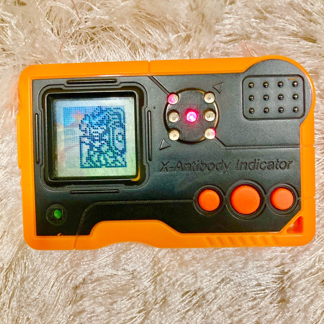 Digimon Pendulum X 2 orange black vpet digivice, Hobbies & Toys, Collectibles & Memorabilia