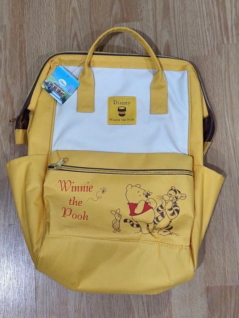 Disney Winnie The Pooh Large Capacity Travel Backpack Mommy Bag