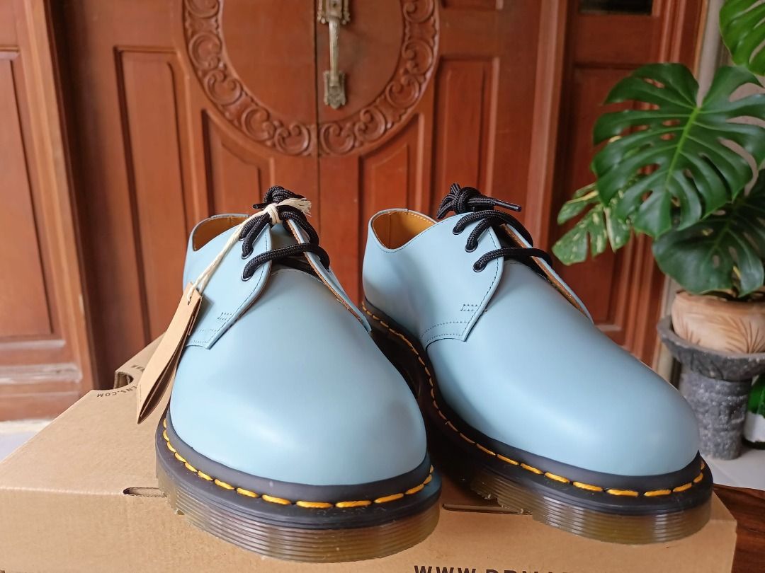 Pale blue discount doc martens