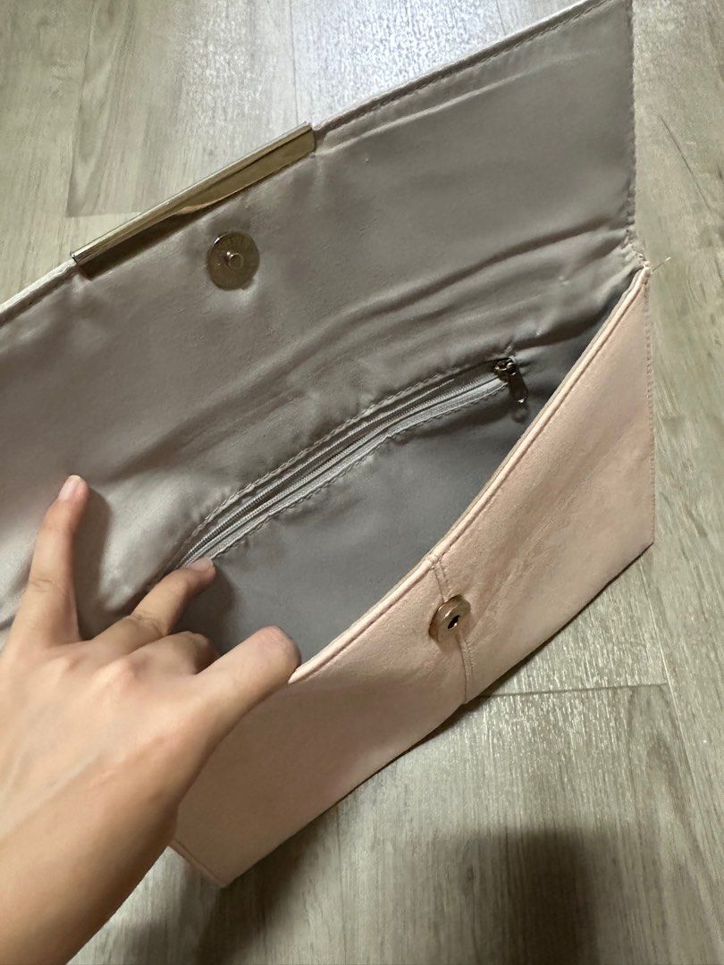 Dorothy perkins top pink clutch bag