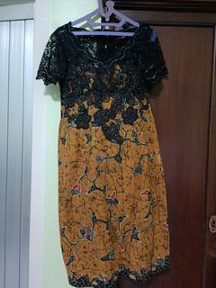 Dress batik pesta premium