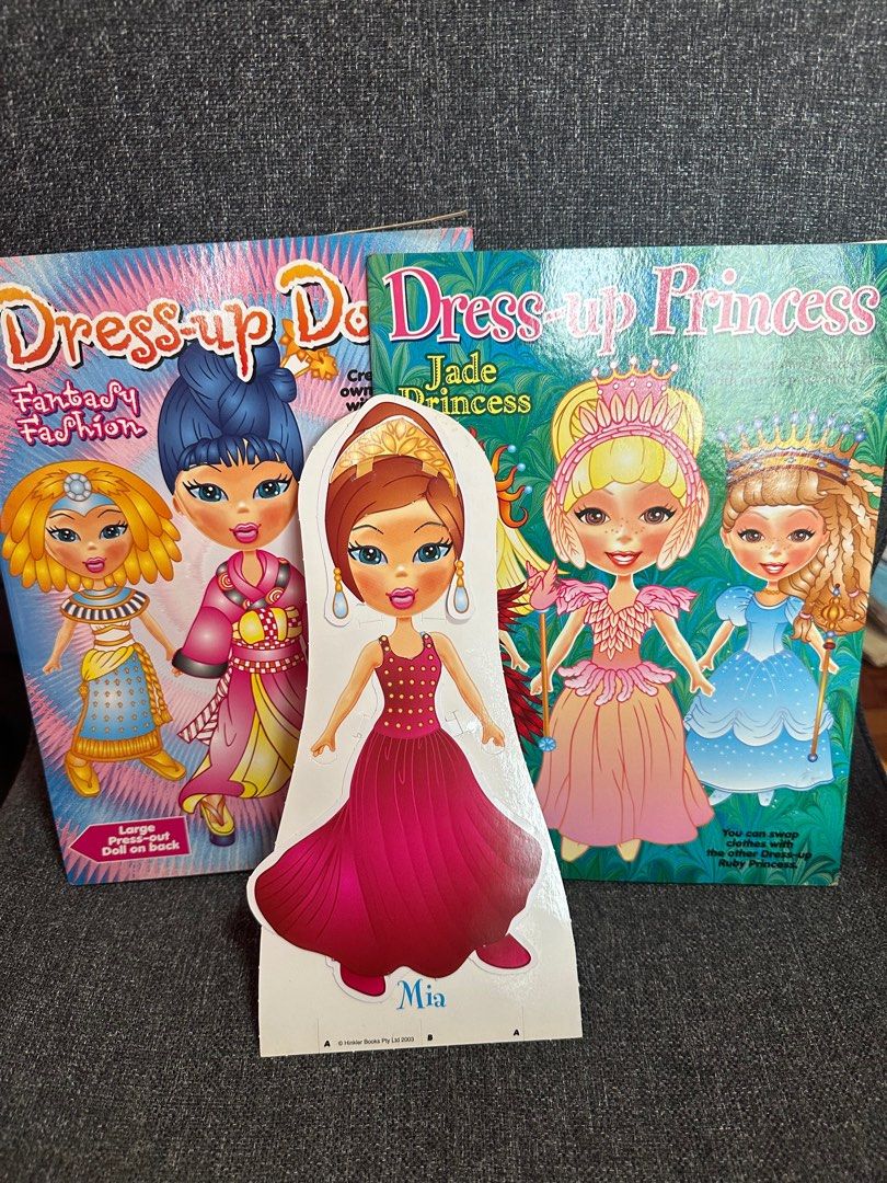 Dress up doll book set princess Hobbies Toys Books Magazines