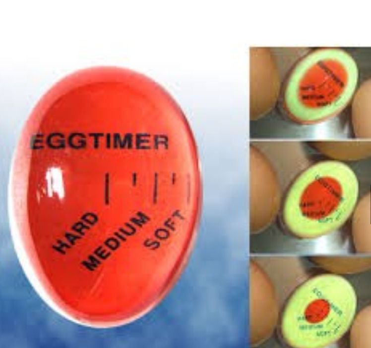 Egg Timer Egg Perfect Color Changing Timer Yummy Soft Hard Boiled Eggs Cooking Kitchen (Category: Cookware & Accessories) located in Quezon City. Submitted by trustrade86136 (Listing ID 1240144985, Image 2). Description: Heat sensitive Changes color as the eggs cook! Indicates doneness by changing color Place timer in pot along with your eggs Absorbs heat and changes color Soft and hard boiled eggs cooked perfect every time #eggtimer #cooking #Eg