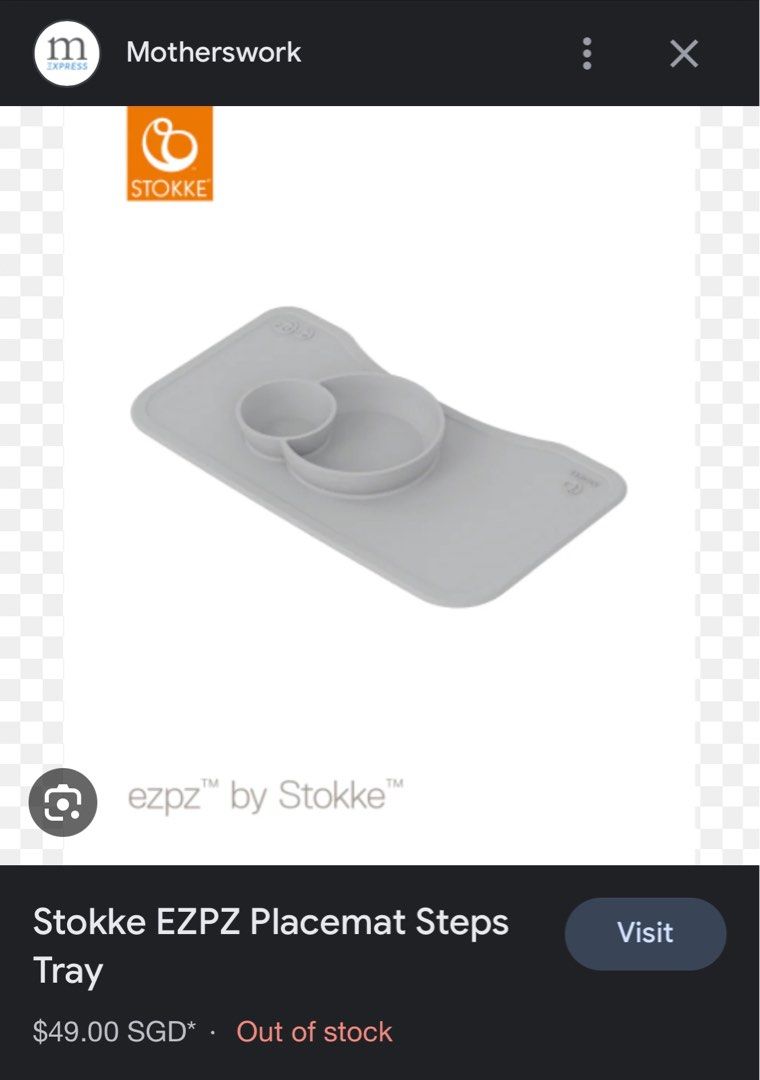 Stokke steps placemat deals