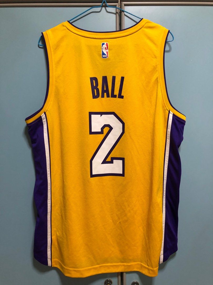 Purple lonzo hot sale ball jersey