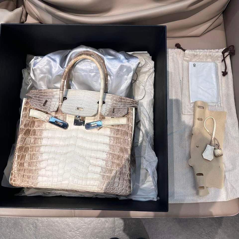 Hermes Diamond Himalaya Birkin 30, Luxury, Bags & Wallets on Carousell
