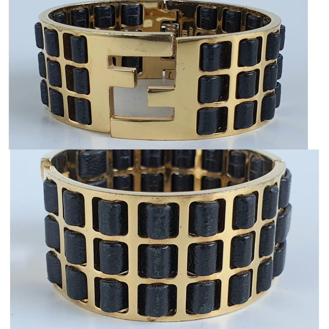 Fendi Bicolor FF Fendista Bracelet Large – THE CLOSET