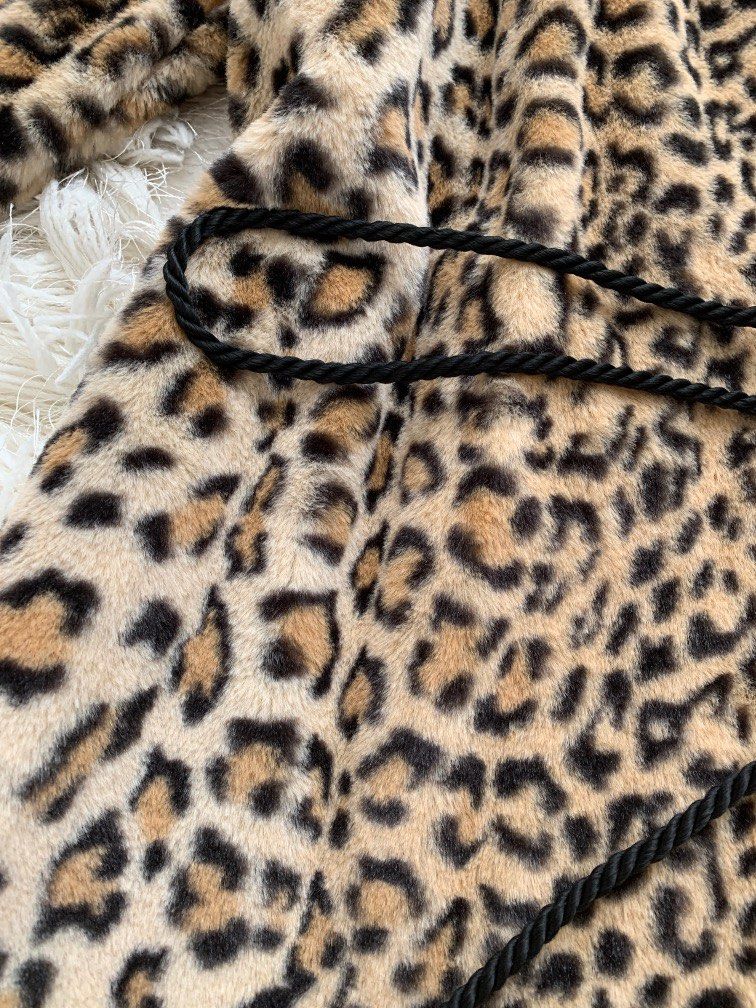 Fur shop cape jacket