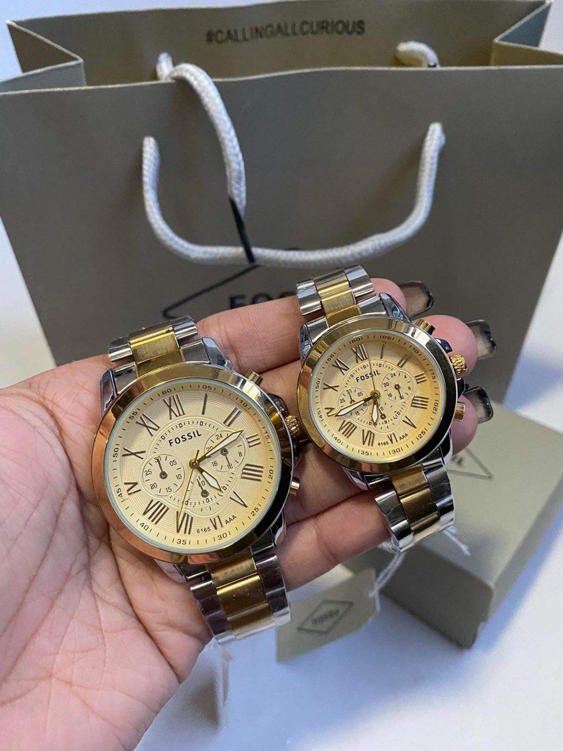Fossil couple watch clearance price