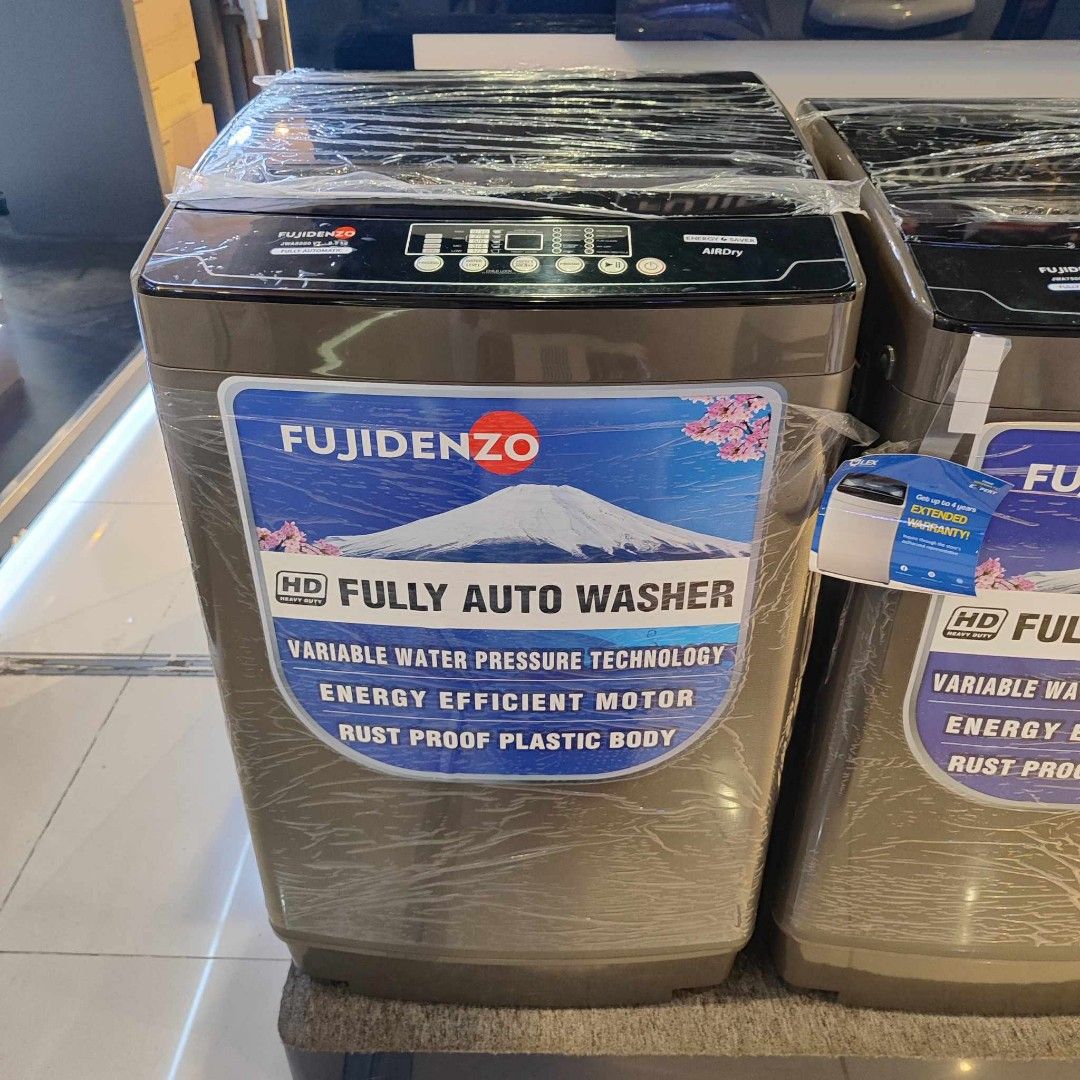 FUJIDENZO TOP LOAD WASHING MACHINE INVERTER/NON INVERTER, TV & Home
