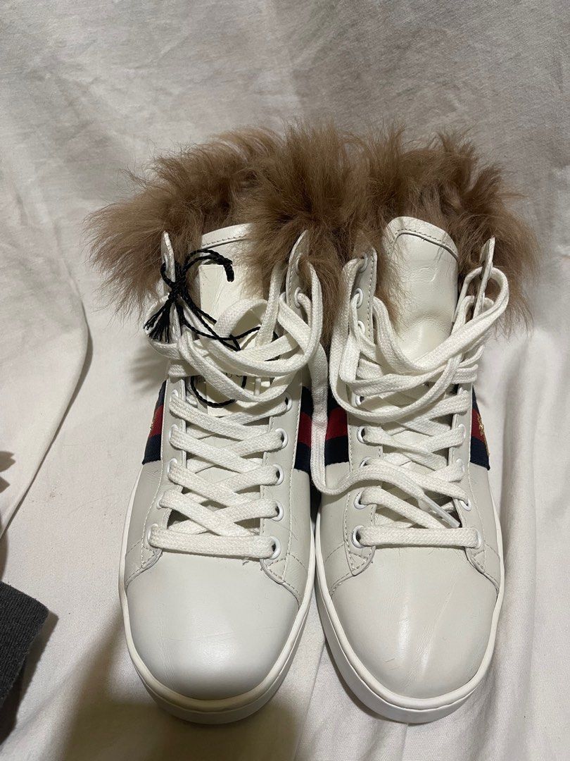 Gucci shop sneakers fur