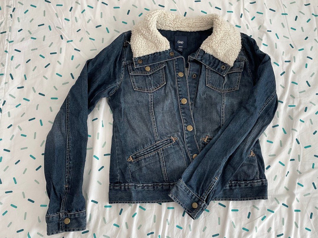 Gap denim jacket clearance womens