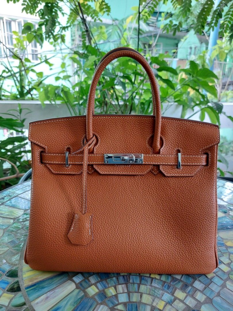 Tan birkin bag sale