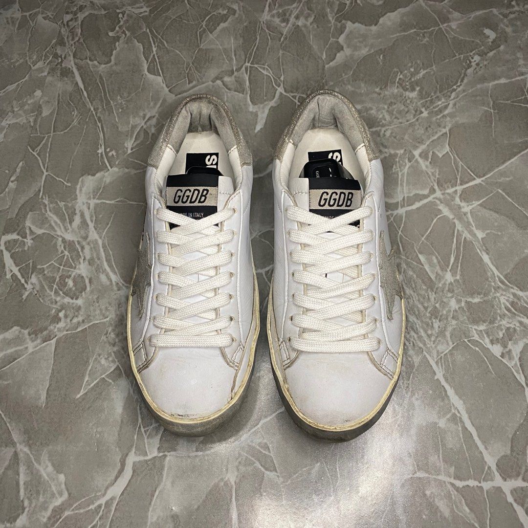 GGDB silver star, Women's Fashion, Footwear, Sneakers on Carousell