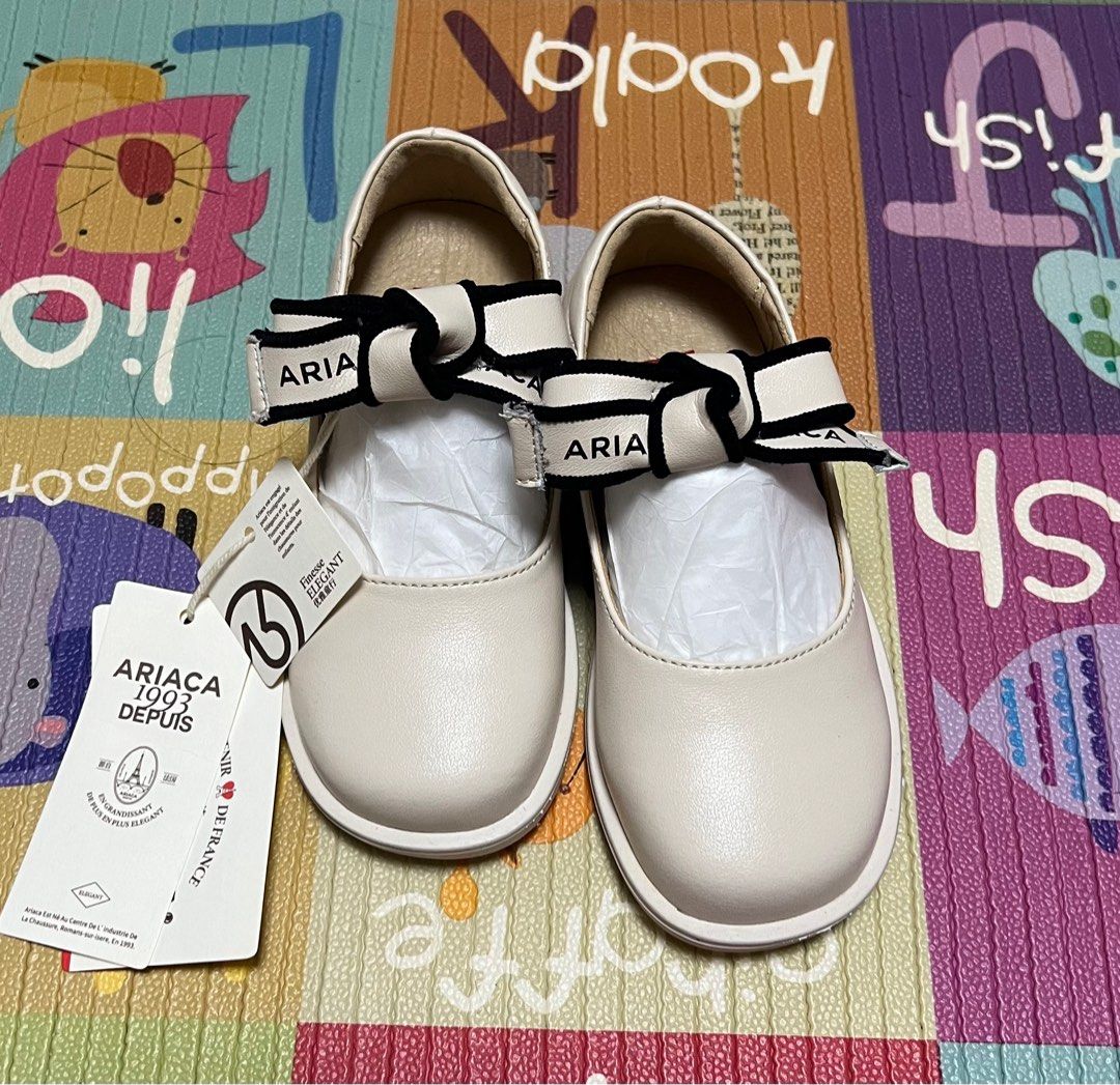 Girl s Leather Shoes with Bow