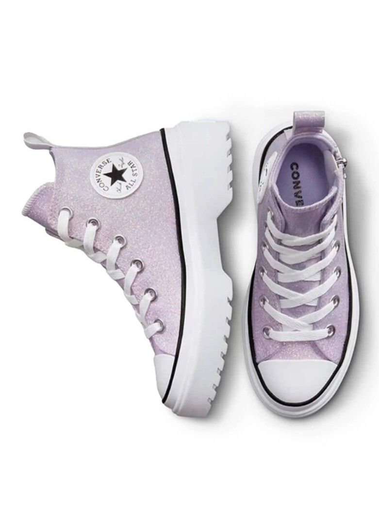 Girls Shoes Original Converse gliter Lilac Violet 31