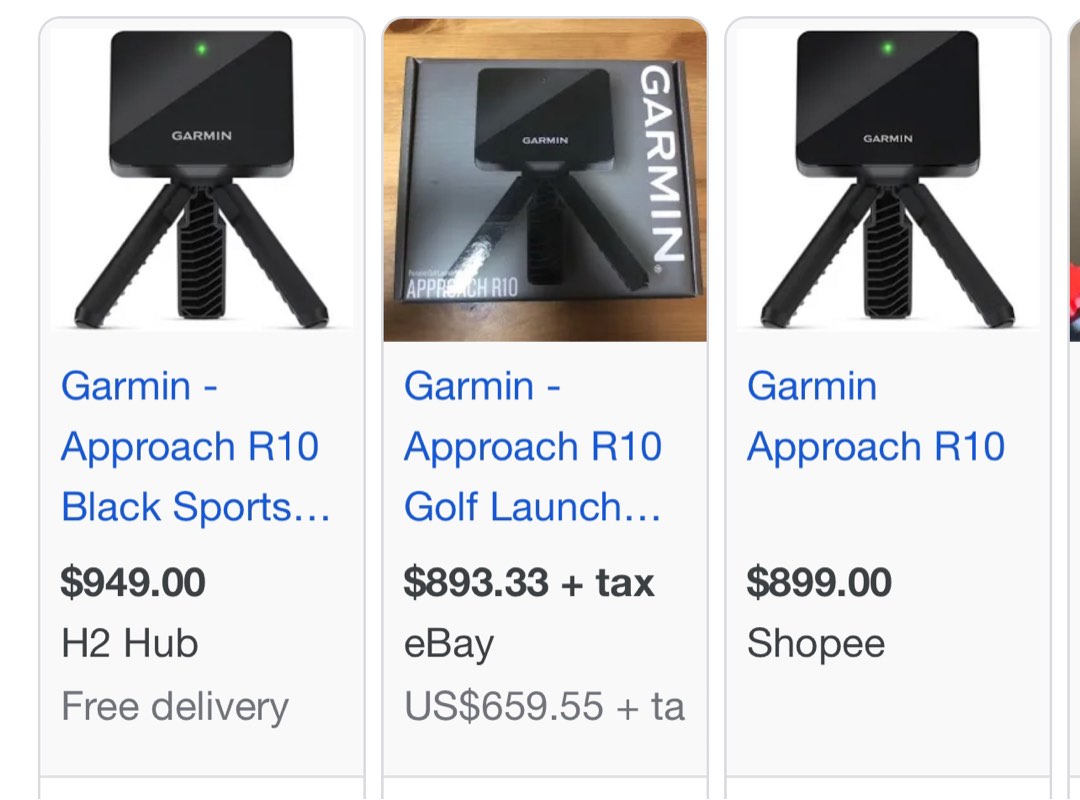Garmin on sale golf radar