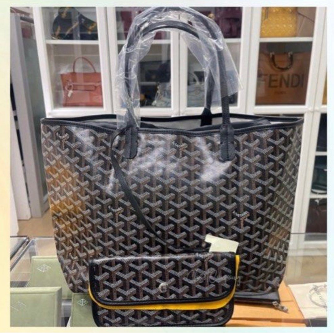Goyard St. Louis PM gray color, Luxury, Bags & Wallets on Carousell