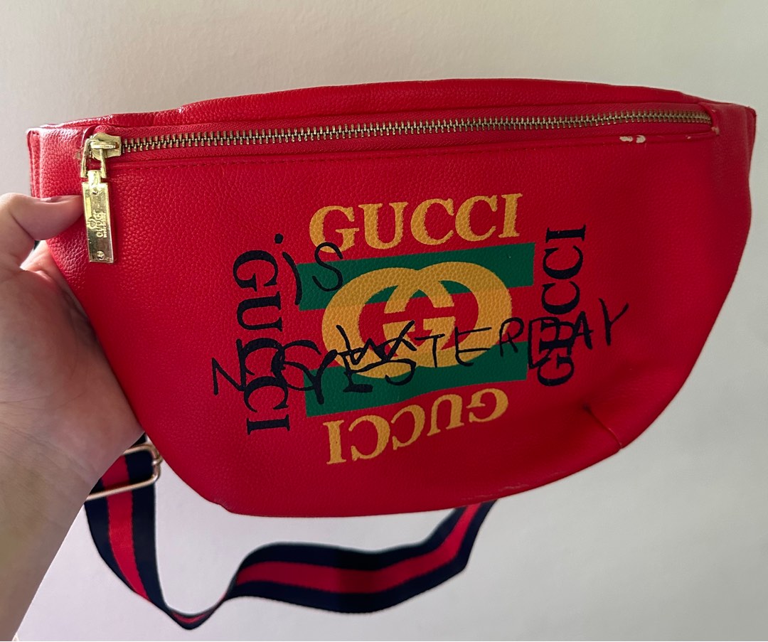 Gucci coco capitan belt bag red on sale