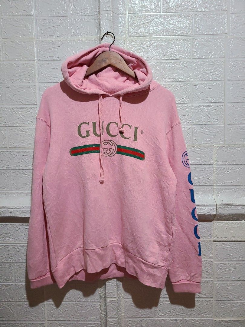 Pink gucci hotsell dragon hoodie