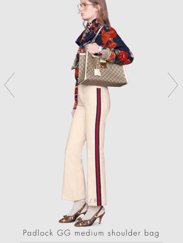 Gucci padlock outlet bag medium