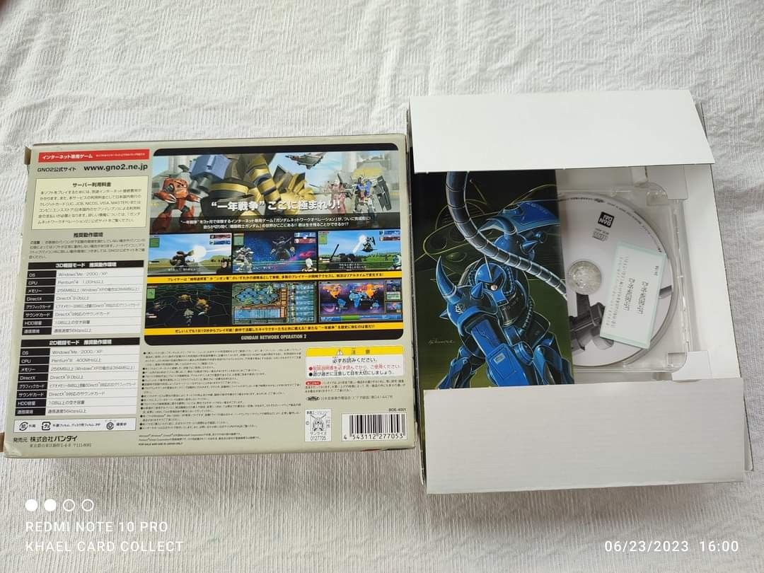 Gundam PC Game (Category: PlayStation) located in Caloocan City. Submitted by khael1987 (Listing ID 1240178291, Image 2). Description: Unused.