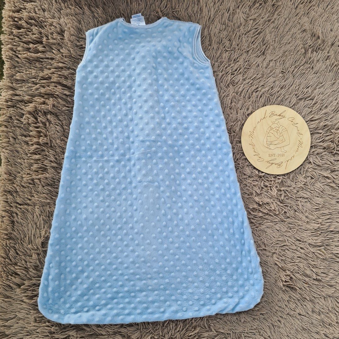 Halo sleepsack Blue Plushy Dot Velboa, Babies & Kids, Babies & Kids