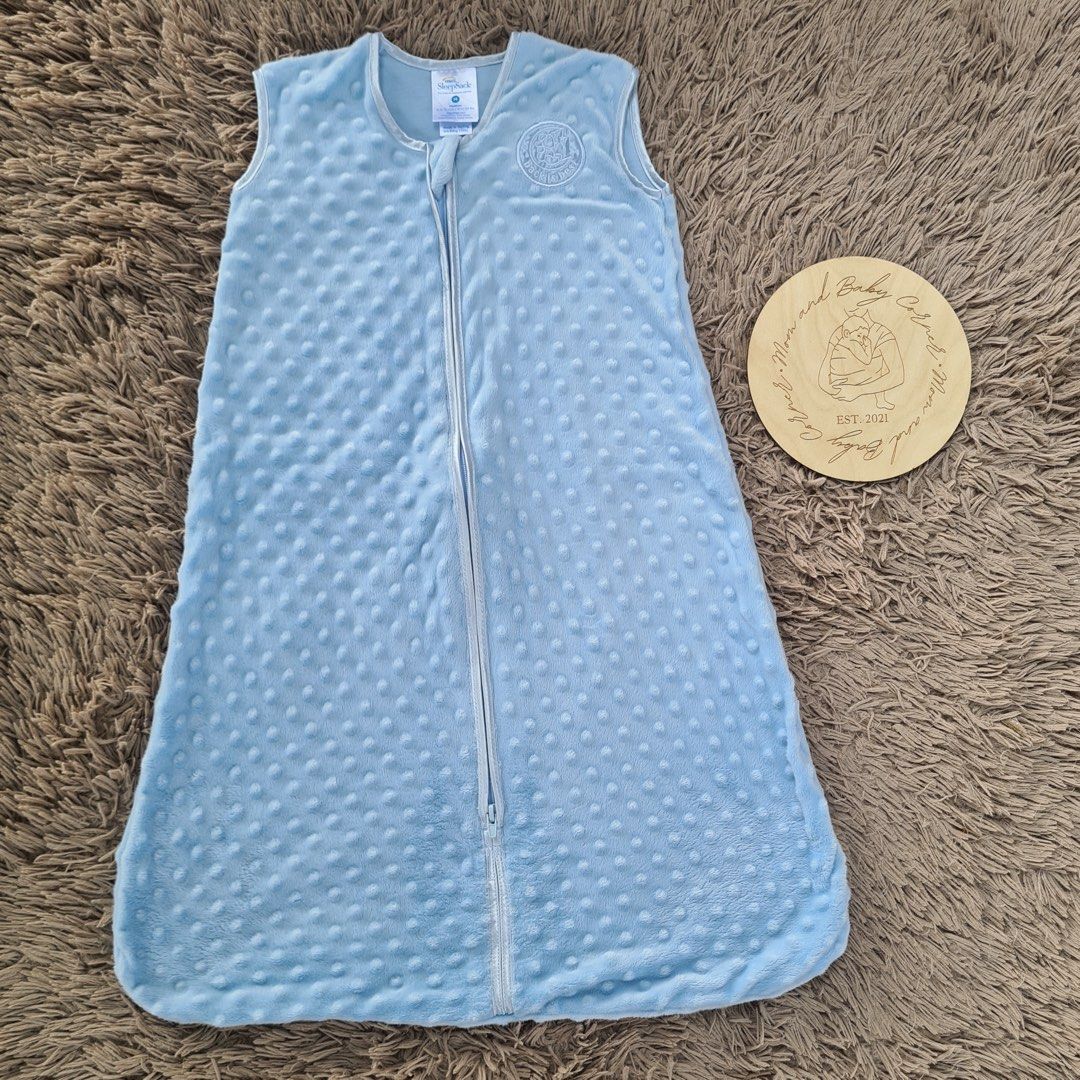 Halo sleepsack Blue Plushy Dot Velboa Babies Kids Babies