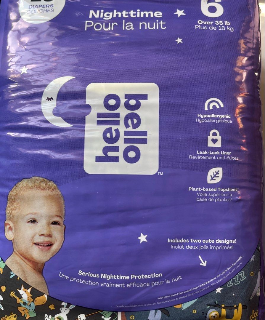 Hello Bello overnight diaper abdl, Babies & Kids, Bathing & Changing